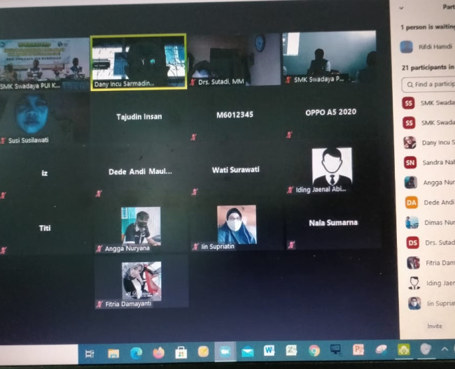 WORKSHOP EVALUASI PELAKSANAAN PEMBELAJARAN & WORKSHOP SOSIALISASI BUDAYA KERJA PADA SMK CENTER OF EX