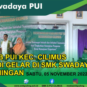 Musyawarah Cabang PUI Kec. Cilimus KE VIII