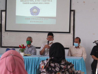 Rapat Orang tua Wali Murid Kelas X Tahun ajaran 2021/2022